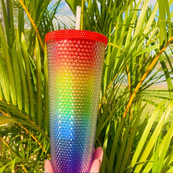 Starbucks China Pride Studded Cup Rainbow Tumbler Venti 24oz New Overseas 2021 - Picture 4 of 16